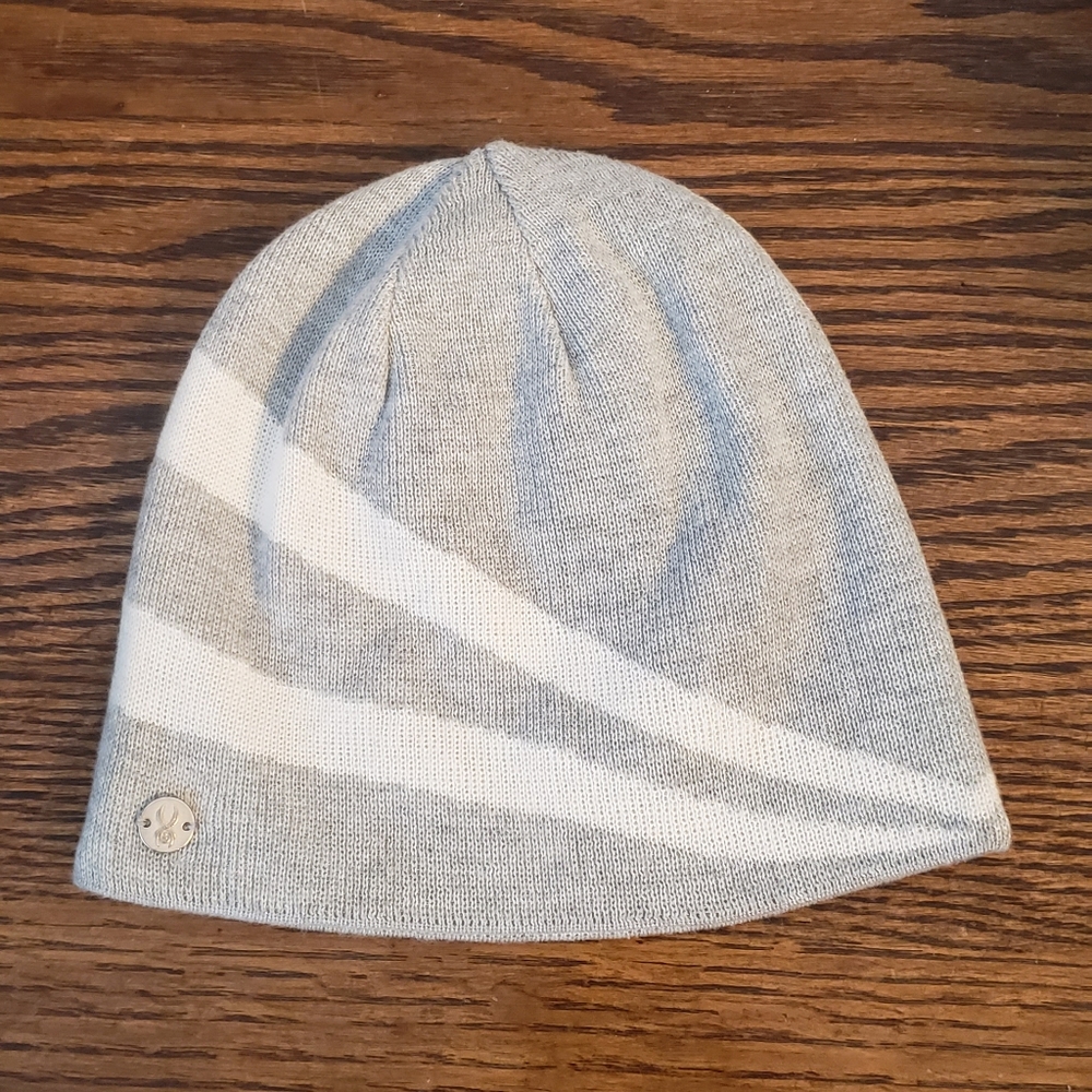 Spider winter knitted hat double sided 2 layers